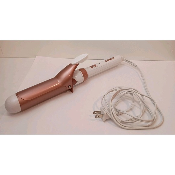 Conair Other - Conair Double Ceramic Curling Iron, 1.5 Inch Curling Iron, White/Rose Gold